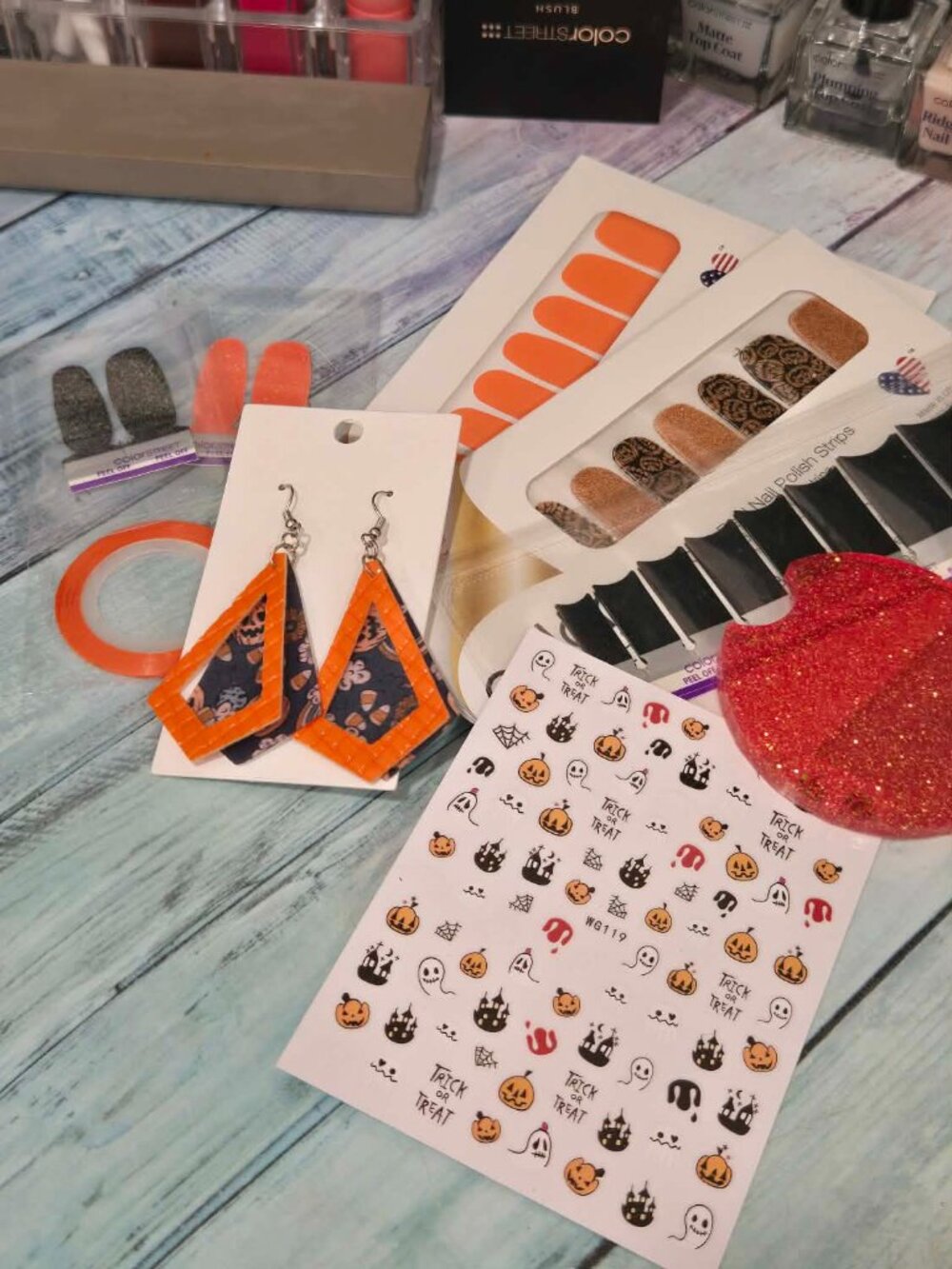 Color Street Press On Nail Strips- Halloween